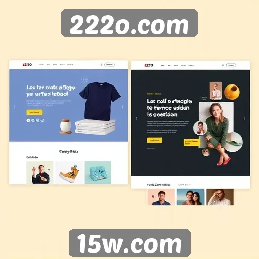 Análise da evolução do design de 222o.com