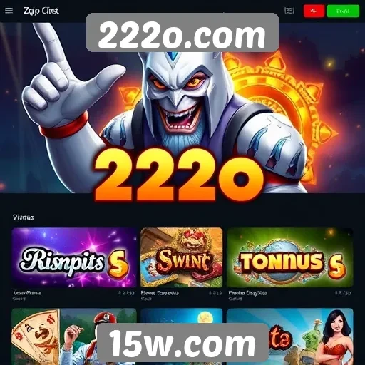 222o.com oferece diversidade em jogos online