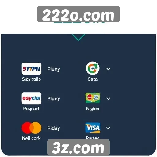 Exploração das opções de pagamento disponíveis no site