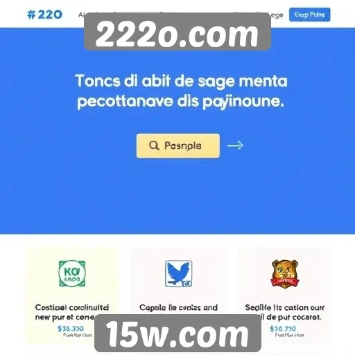 Facilidades de pagamento no 222o.com para usuários