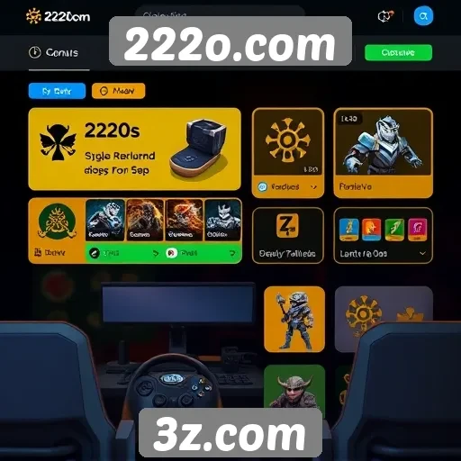 Características da interface do usuário em 222o.com